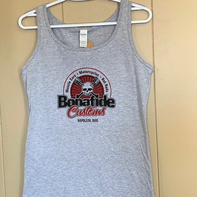 Bonafide Customs Ladies Tank-Gray